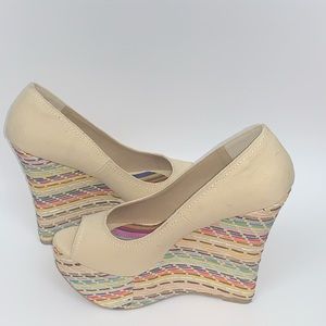 2 Lips Too Wedge Open Toe Shoe